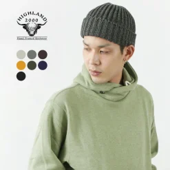 HIGHLAND 2000 Hats^/ Very Short Merino Wool Knit Cap