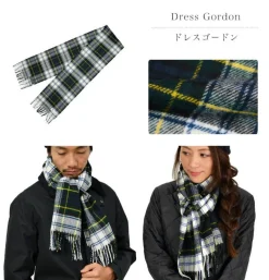 HIGHLAND TWEEDS Scarfs^/ Lamb Wool Check Scarf