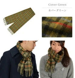 HIGHLAND TWEEDS Scarfs^/ Lamb Wool Check Scarf