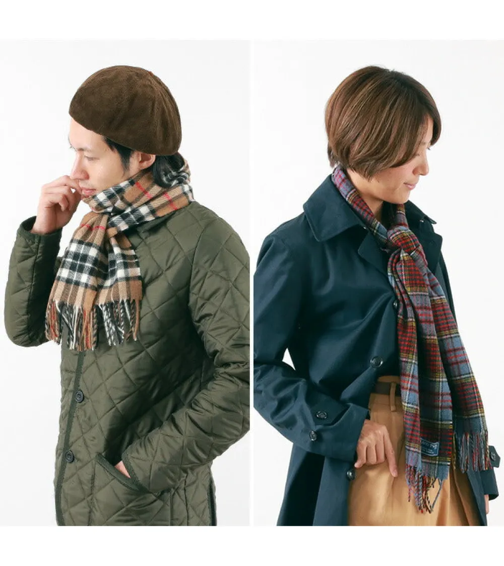 HIGHLAND TWEEDS Scarfs^/ Lamb Wool Check Scarf