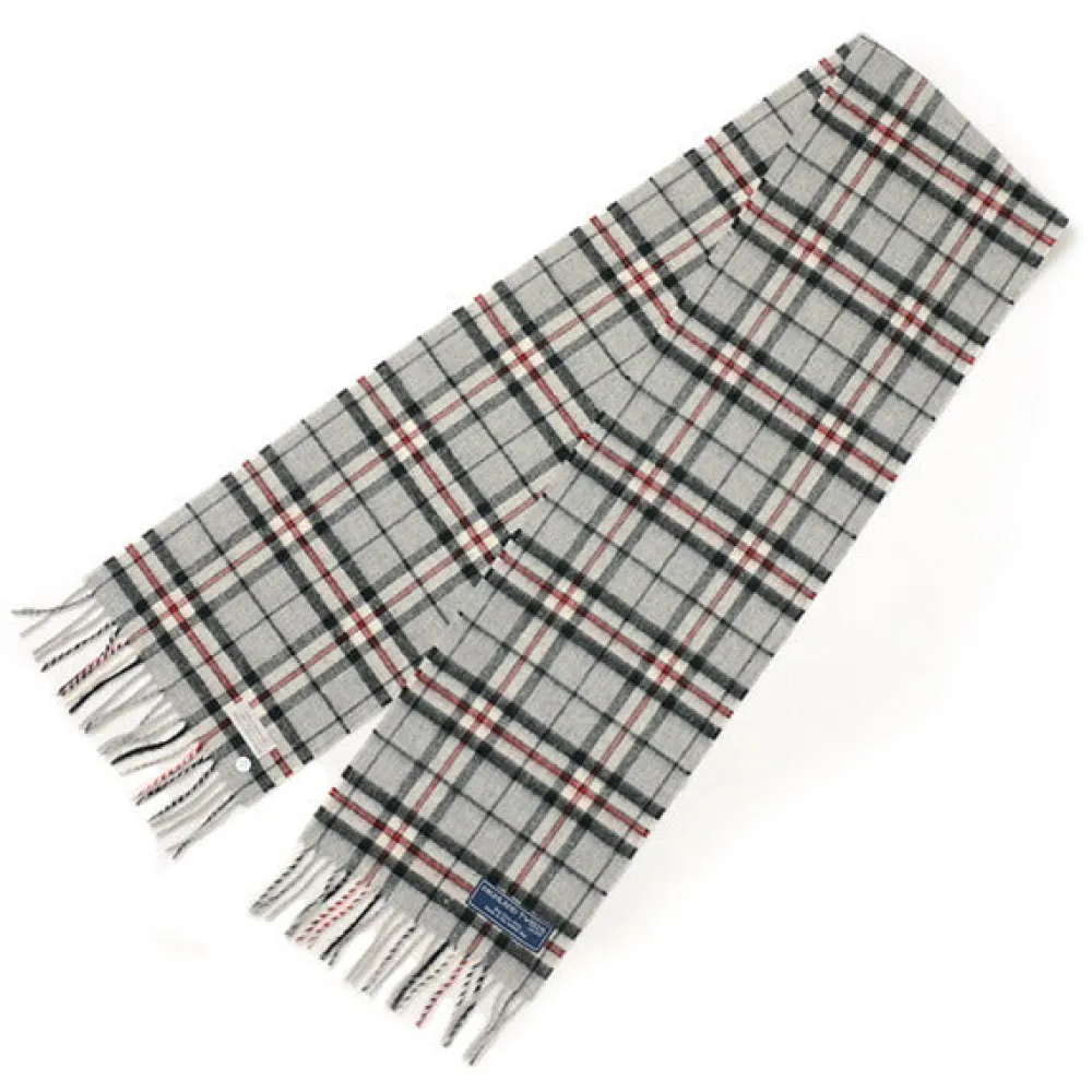 HIGHLAND TWEEDS Scarfs^/ Lamb Wool Check Scarf