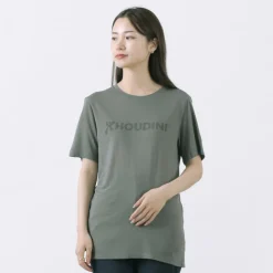 HOUDINI T-Shirts^/ Tree Tee Drawing logo /wood pulp T-shirt