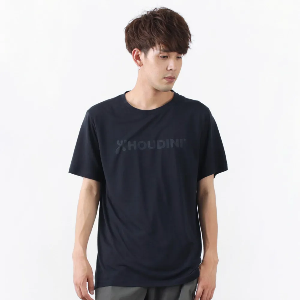 HOUDINI T-Shirts^/ Tree Tee Drawing logo /wood pulp T-shirt