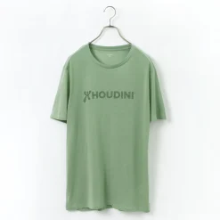 HOUDINI T-Shirts^/ Tree Tee Drawing logo /wood pulp T-shirt