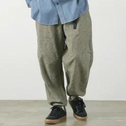 ILL ONE EIGHTY Trousers^/ Heather Linen Pants greige