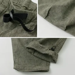 ILL ONE EIGHTY Trousers^/ Heather Linen Pants greige