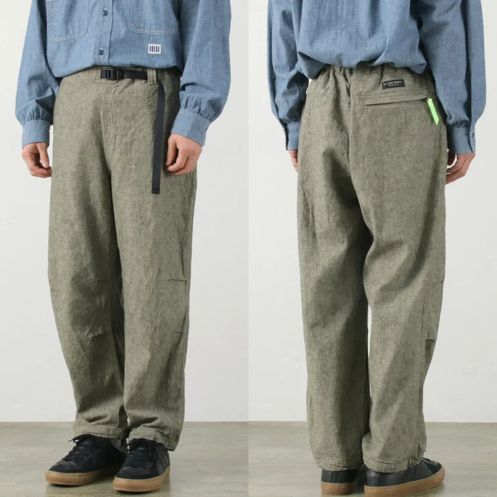 ILL ONE EIGHTY Trousers^/ Heather Linen Pants greige