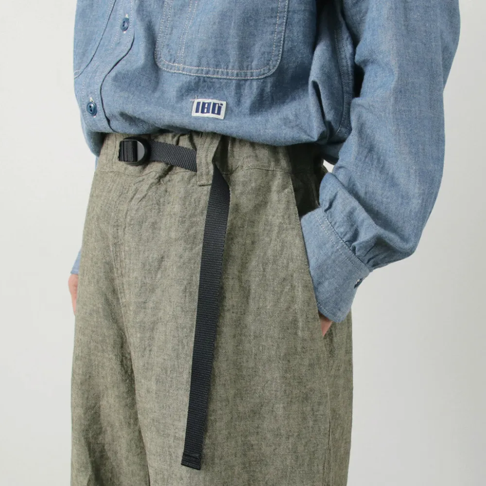 ILL ONE EIGHTY Trousers^/ Heather Linen Pants greige