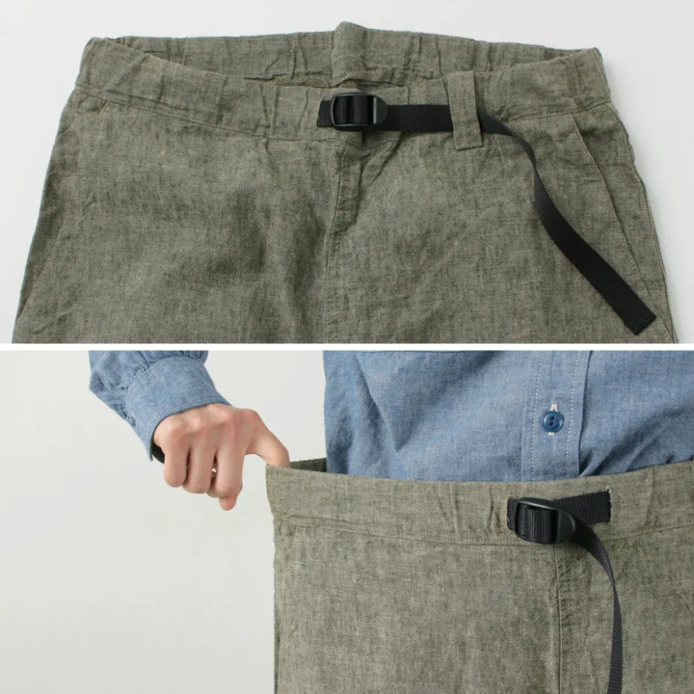 ILL ONE EIGHTY Trousers^/ Heather Linen Pants greige