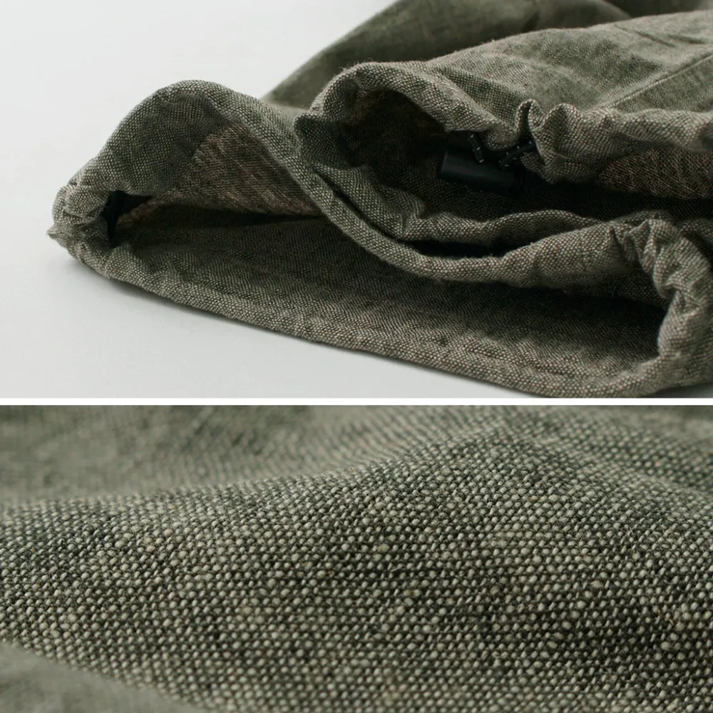 ILL ONE EIGHTY Trousers^/ Heather Linen Pants greige