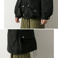 ILL ONE EIGHTY Jackets^/ Manten Hoodie black