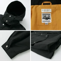 ILL ONE EIGHTY Jackets^/ Manten Hoodie black