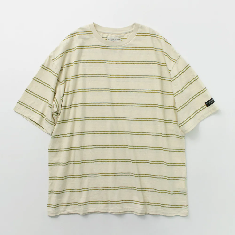 ILL ONE EIGHTY T-Shirts^/ Retro stripe T-shirt