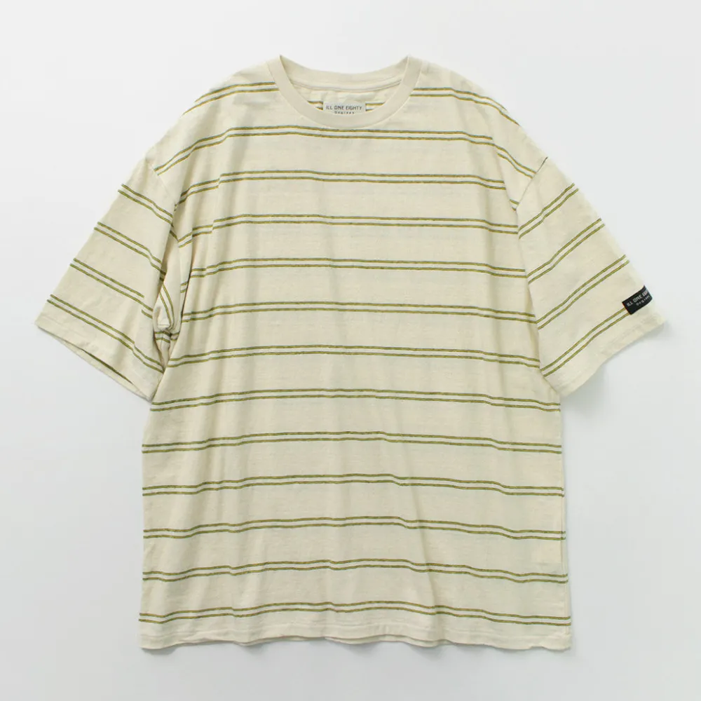 ILL ONE EIGHTY T-Shirts^/ Retro stripe T-shirt
