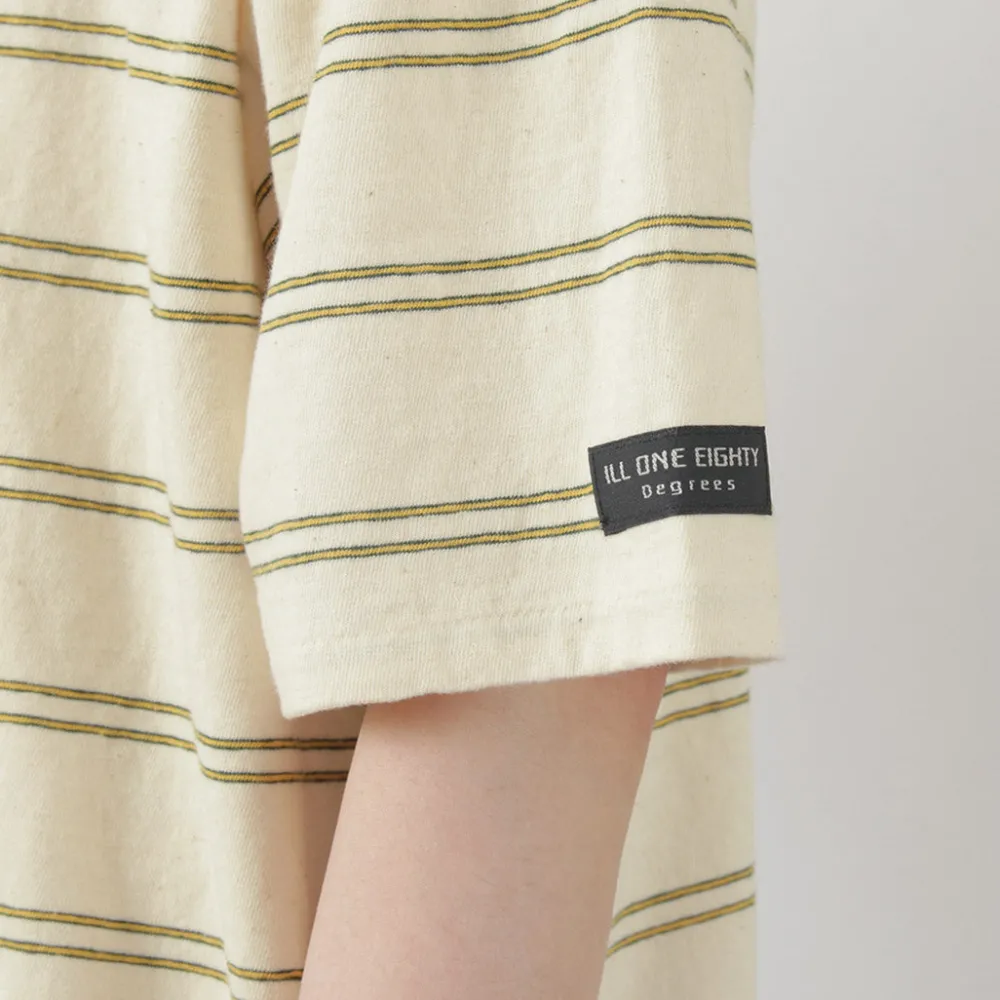 ILL ONE EIGHTY T-Shirts^/ Retro stripe T-shirt