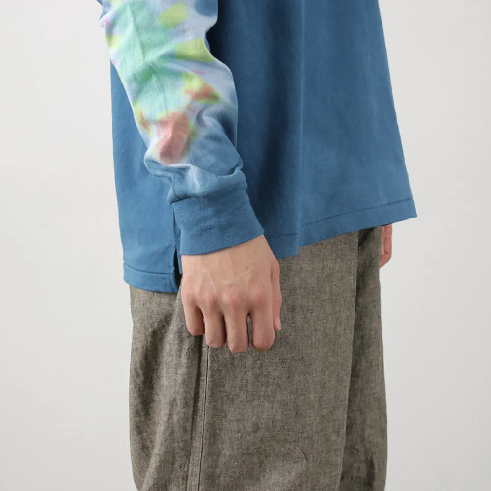 ILL ONE EIGHTY T-Shirts^/ Tie-Dye Long Sleeve T-Shirt navy