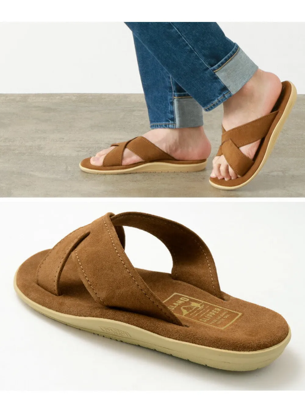 ISLAND SLIPPER Sandals^/ Cross Strap Sandal
