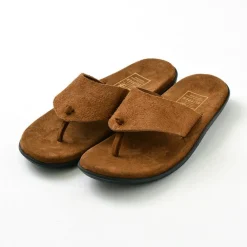 ISLAND SLIPPER Sandals^/ Wide strap thong leather sandal