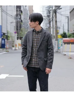 JAPAN BLUE JEANS Jackets^/ Full flannel serge tailored jacket