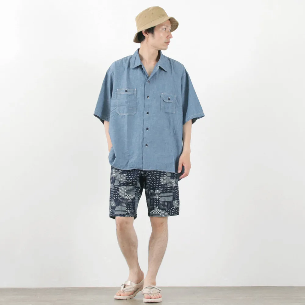 JAPAN BLUE JEANS Shorts^/ Indigo quilted coat Style Sweatshirt Shorts
