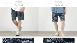JAPAN BLUE JEANS Shorts^/ Indigo quilted coat Style Sweatshirt Shorts