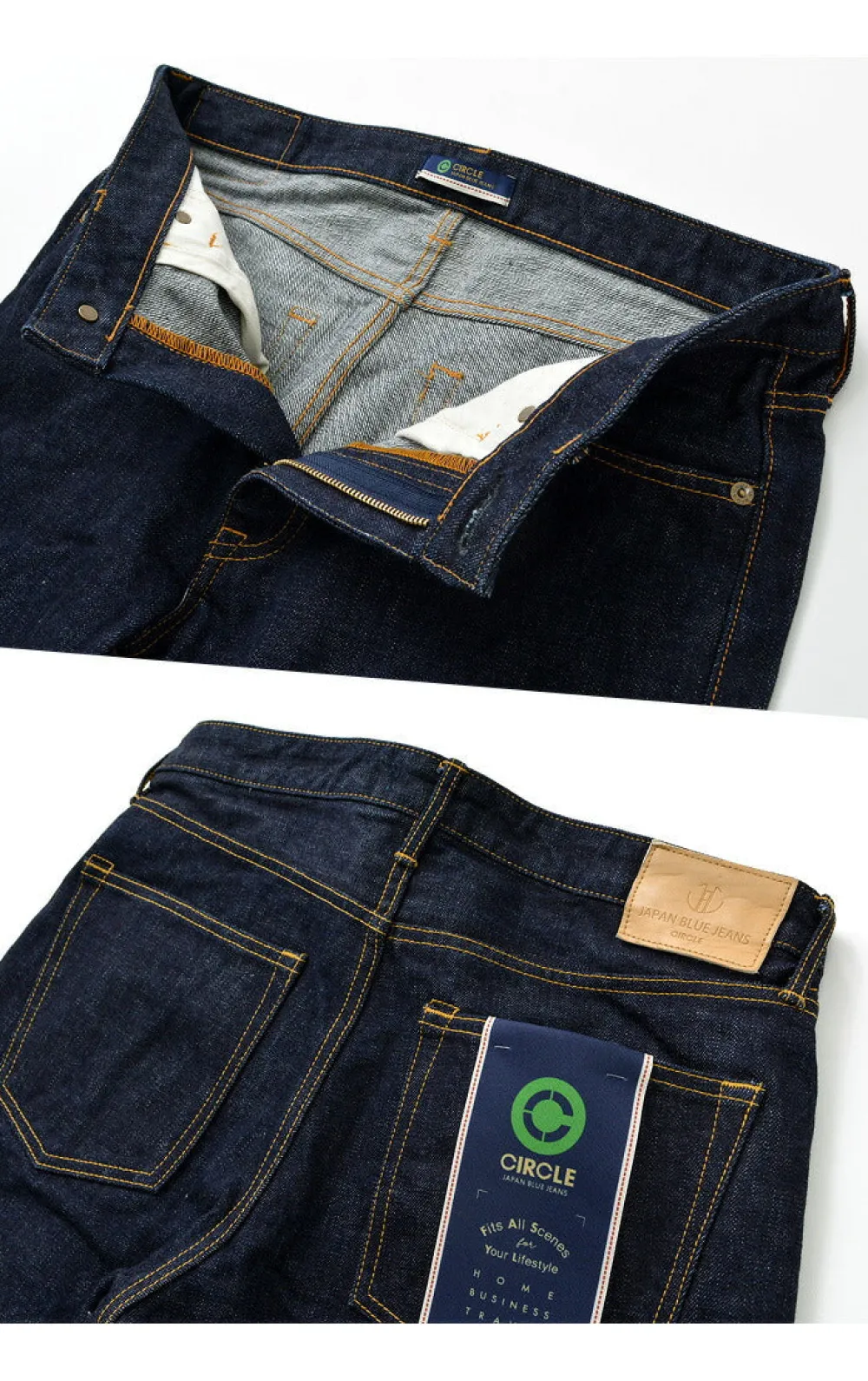 JAPAN BLUE JEANS Jeans^/ J201 CIRCLE 14.8oz TAPERED indigo