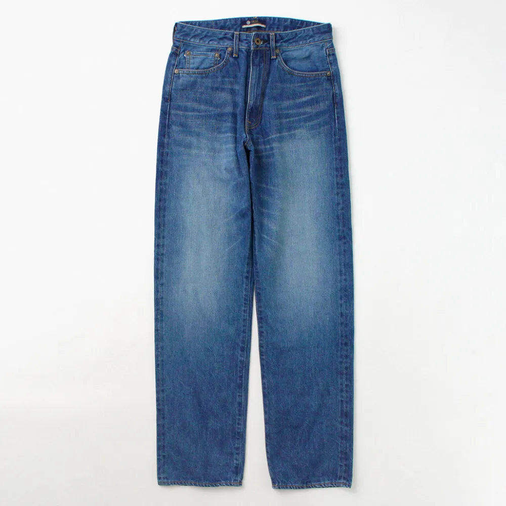 JAPAN BLUE JEANS Jeans^/ J504 Circle Loose 12.5oz African Cotton Selvic Used Wash used-wash