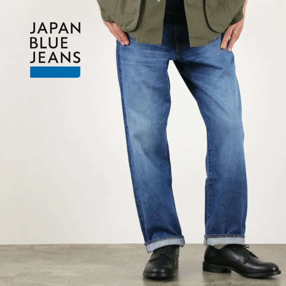 JAPAN BLUE JEANS Jeans^/ J504 Circle Loose 12.5oz African Cotton Selvic Used Wash used-wash
