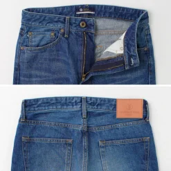 JAPAN BLUE JEANS Jeans^/ J504 Circle Loose 12.5oz African Cotton Selvic Used Wash used-wash