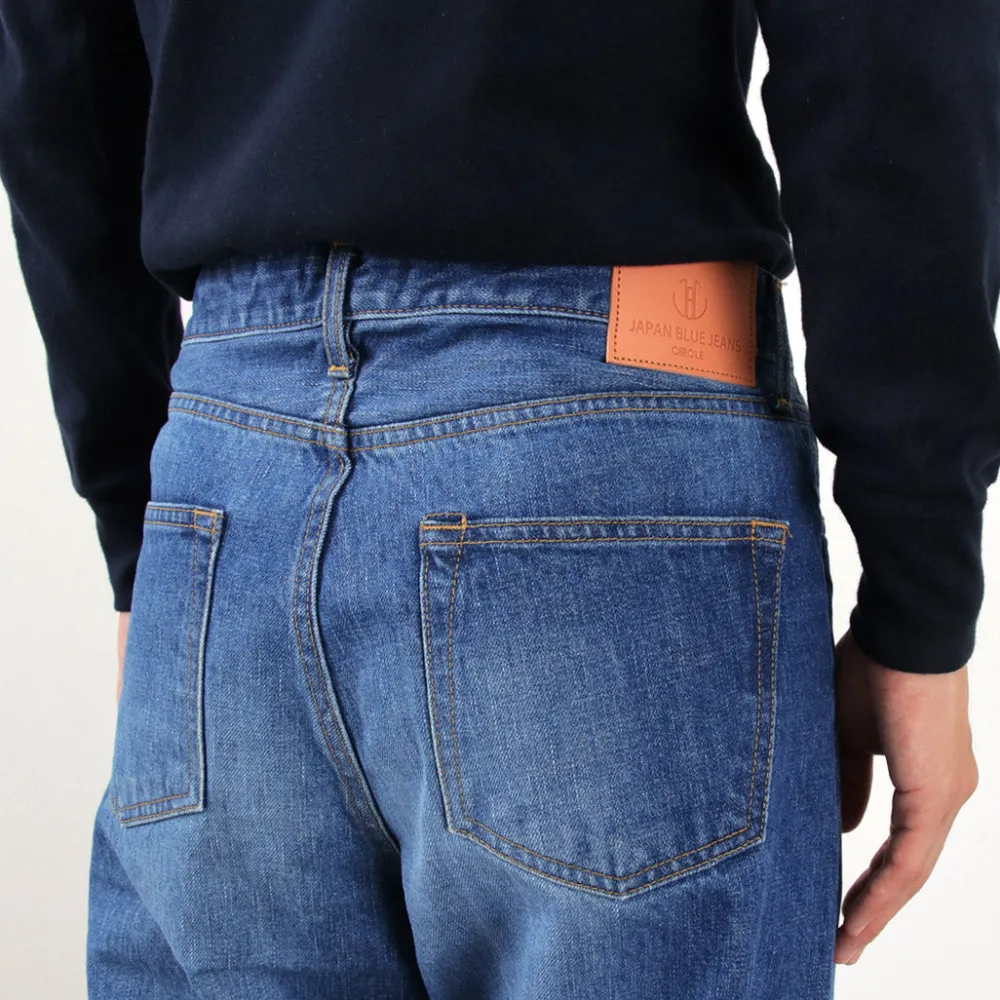JAPAN BLUE JEANS Jeans^/ J504 Circle Loose 12.5oz African Cotton Selvic Used Wash used-wash