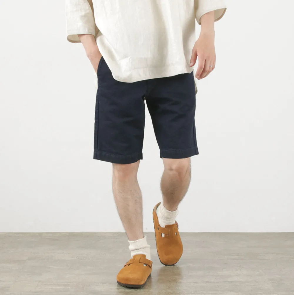 JAPAN BLUE JEANS Shorts^/ Japanese paper Shorts indigo