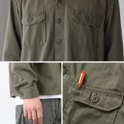 JAPAN BLUE JEANS Shirts^/ Military Field Shirt olive