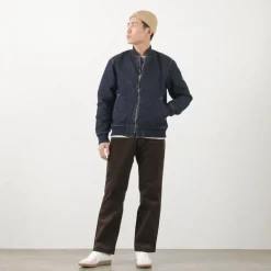 JAPAN BLUE JEANS Jackets^/ 13.5oz Crunch Denim Bomber Jacket indigo