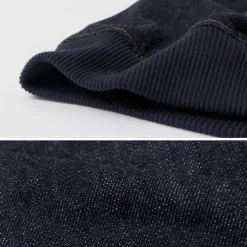 JAPAN BLUE JEANS Jackets^/ 13.5oz Crunch Denim Bomber Jacket indigo