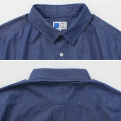 JAPAN BLUE JEANS Shirts^/ 3oz denim short sleeve shirt indigo