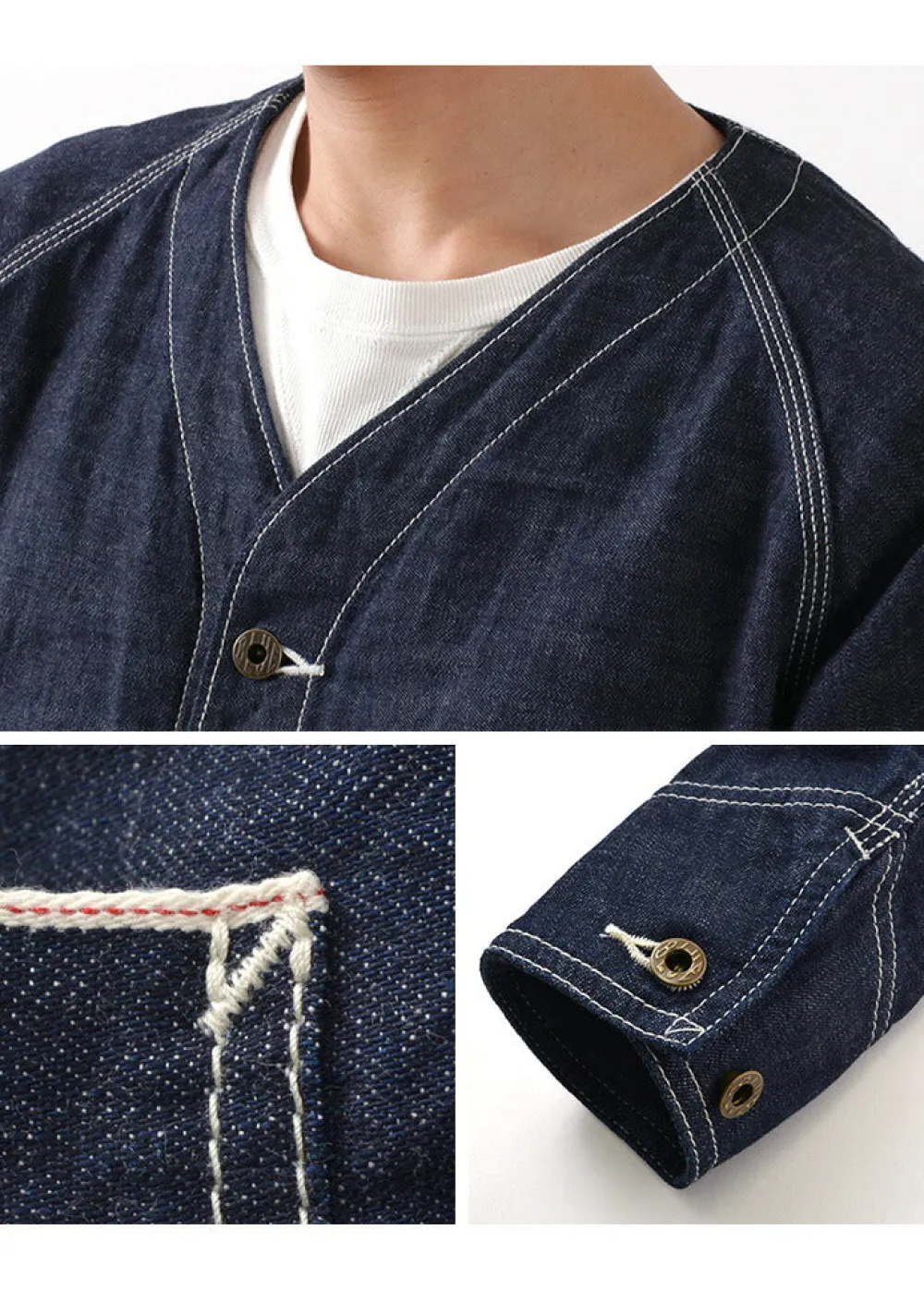 JAPAN BLUE JEANS Jackets^/ 8oz Selvedge Engineer Jacket indigo