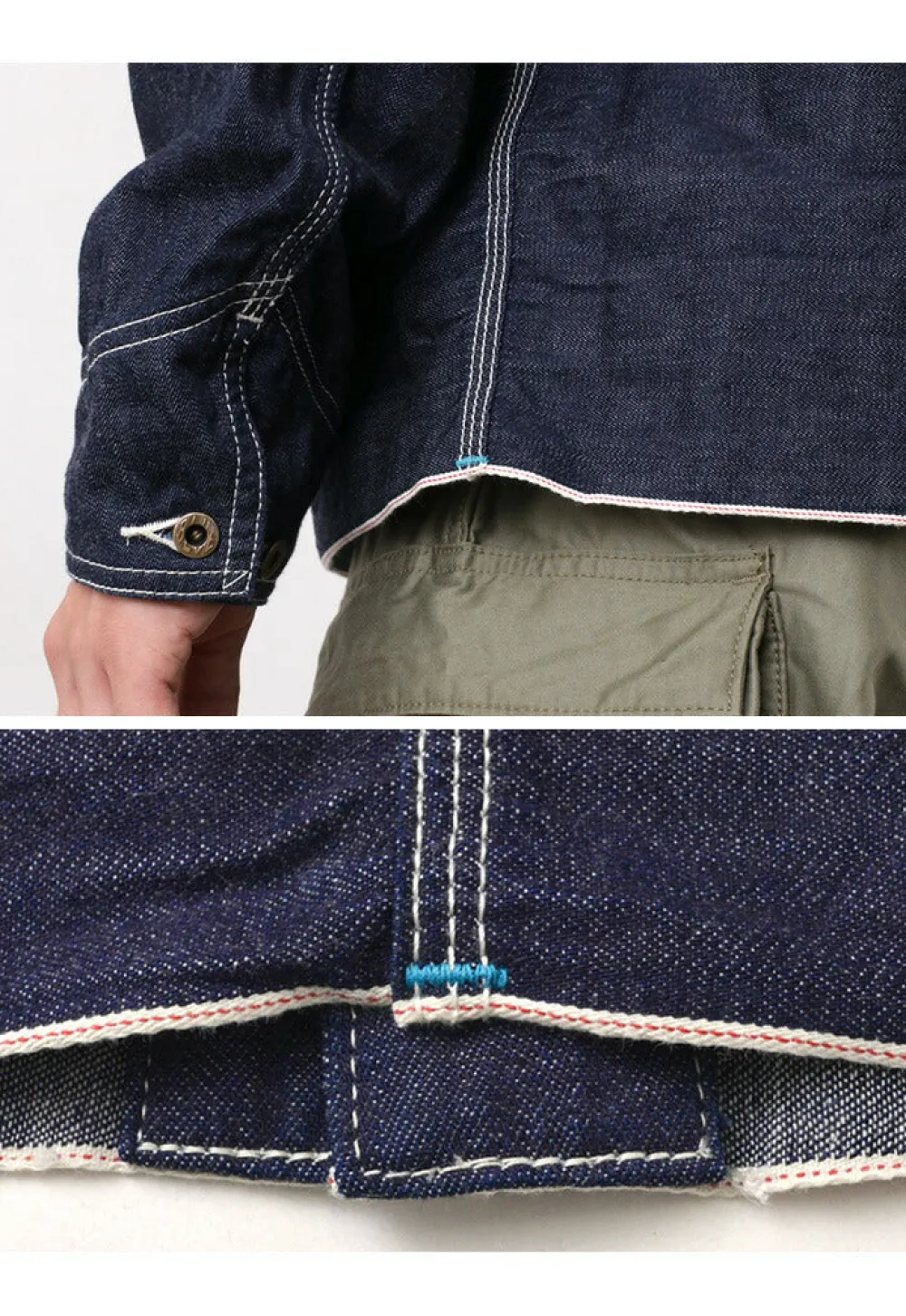 JAPAN BLUE JEANS Jackets^/ 8oz Selvedge Engineer Jacket indigo