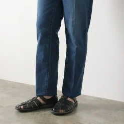 JAPAN BLUE JEANS Jeans^/ 12oz Stretch Center Crease 5P Denim Used Processing light-indigo