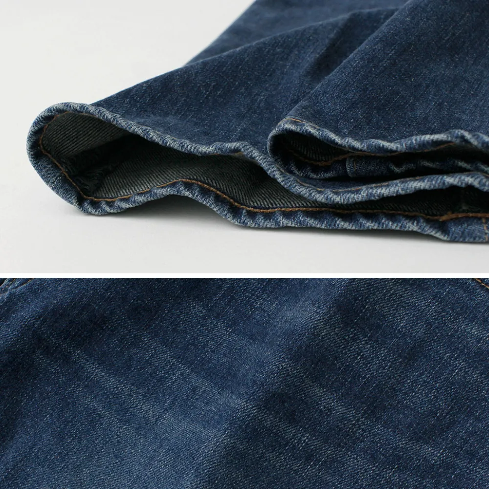 JAPAN BLUE JEANS Jeans^/ 12oz Stretch Center Crease 5P Denim Used Processing light-indigo