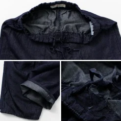 JAPAN BLUE JEANS Jeans^/ RJB7570 Cotton Linen Denim Knicker Trousers indigo
