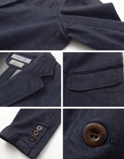 JAPAN BLUE JEANS Jackets^/ RJB3960 Shin Denim 8.5oz Officer Tailored Jacket