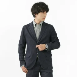 JAPAN BLUE JEANS Jackets^/ RJB3960 Shin Denim 8.5oz Officer Tailored Jacket