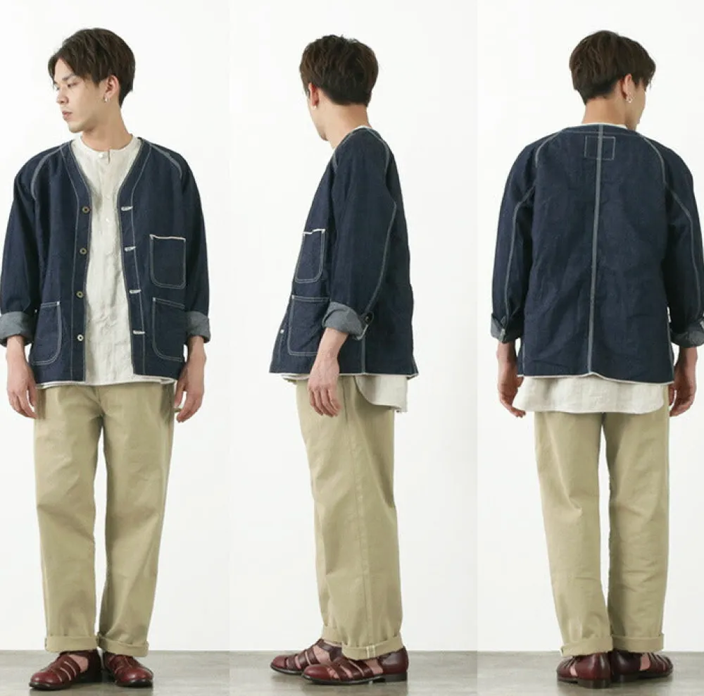 JAPAN BLUE JEANS Work Pants & Chinos^/ RJB802012oz selvedge chino 1-tuck wide trousers beige