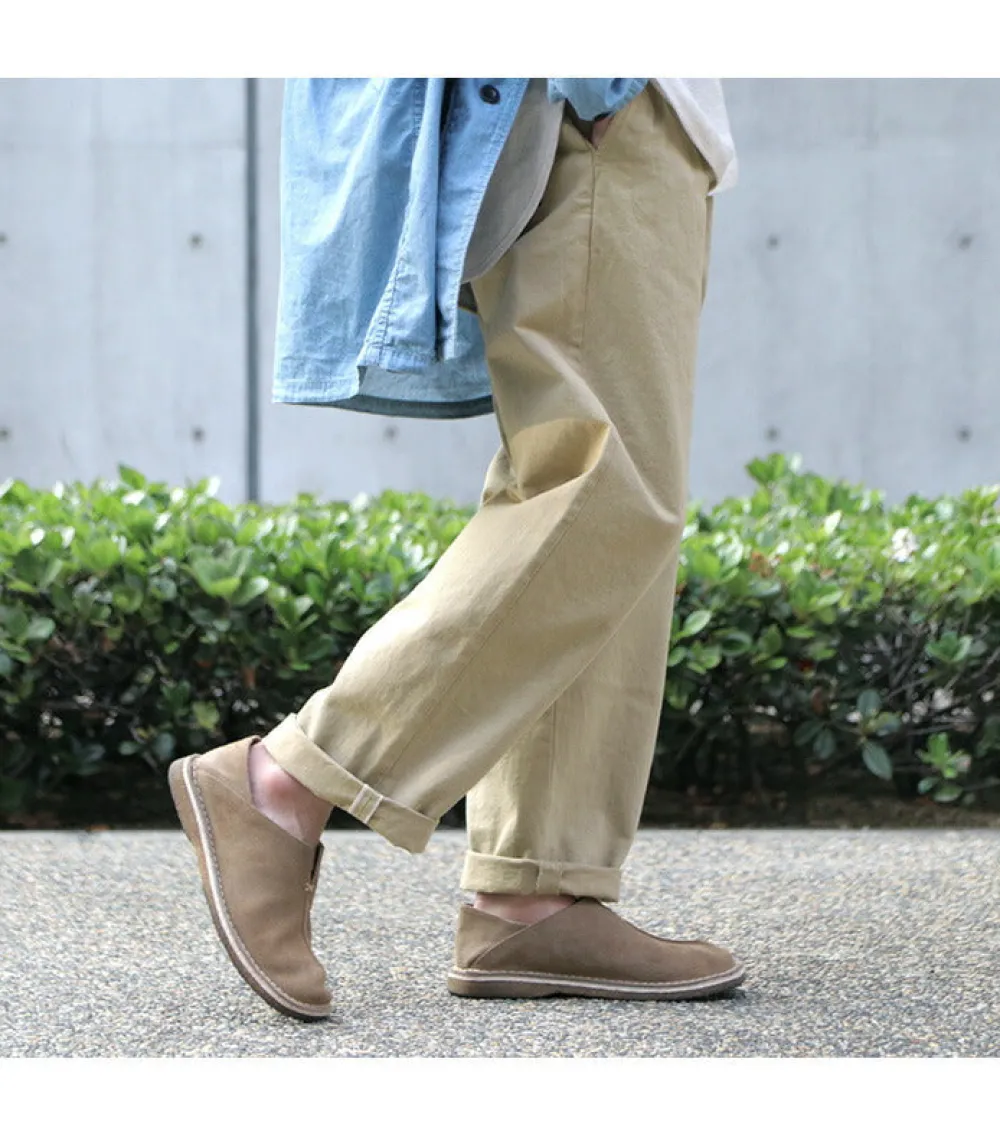 JAPAN BLUE JEANS Work Pants & Chinos^/ RJB802012oz selvedge chino 1-tuck wide trousers beige