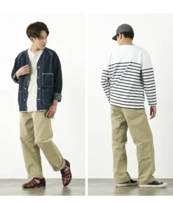 JAPAN BLUE JEANS Work Pants & Chinos^/ RJB802012oz selvedge chino 1-tuck wide trousers beige