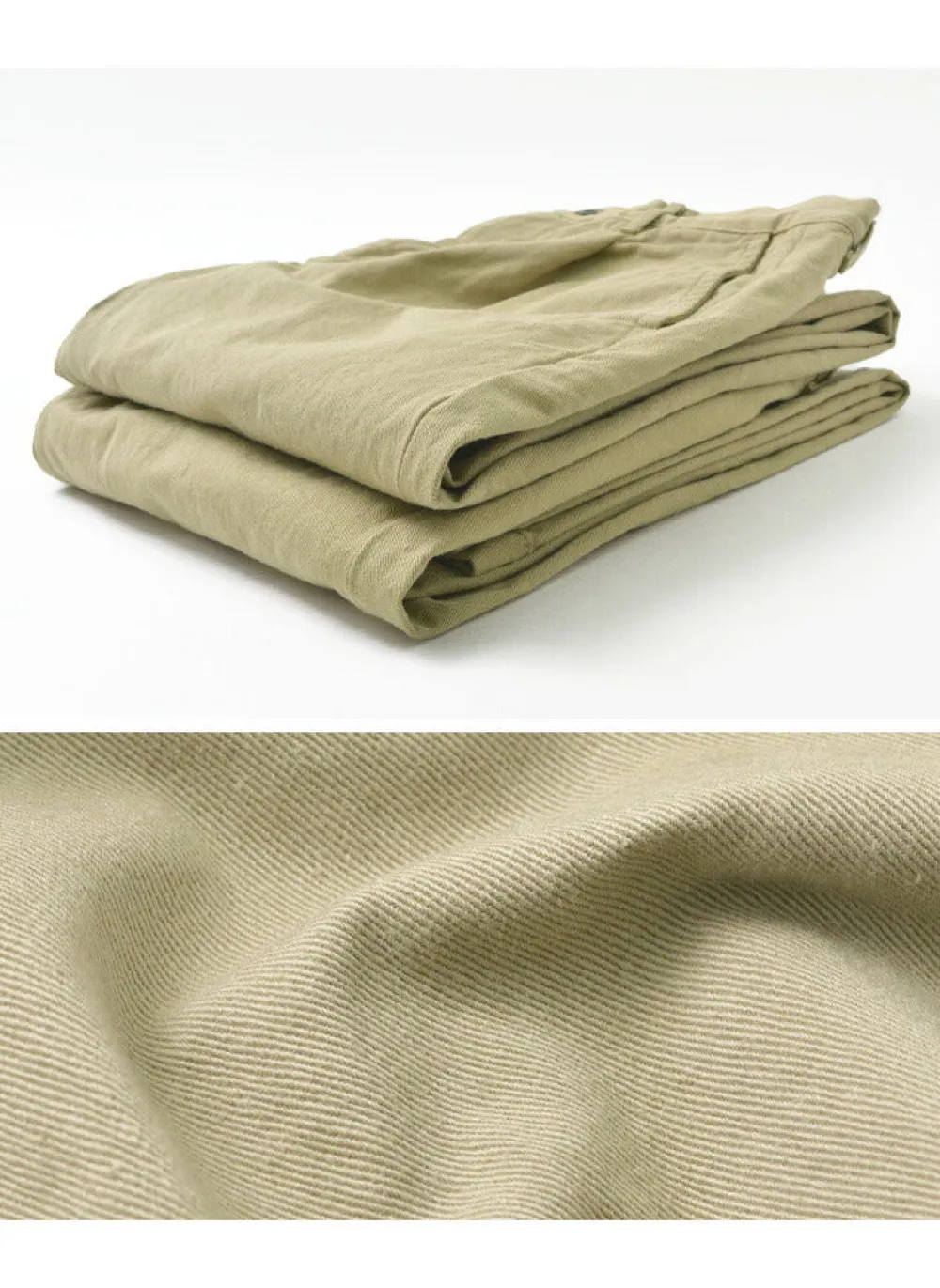 JAPAN BLUE JEANS Work Pants & Chinos^/ RJB802012oz selvedge chino 1-tuck wide trousers beige
