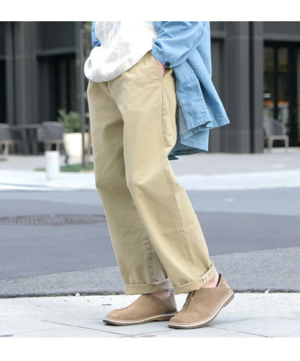 JAPAN BLUE JEANS Work Pants & Chinos^/ RJB802012oz selvedge chino 1-tuck wide trousers beige