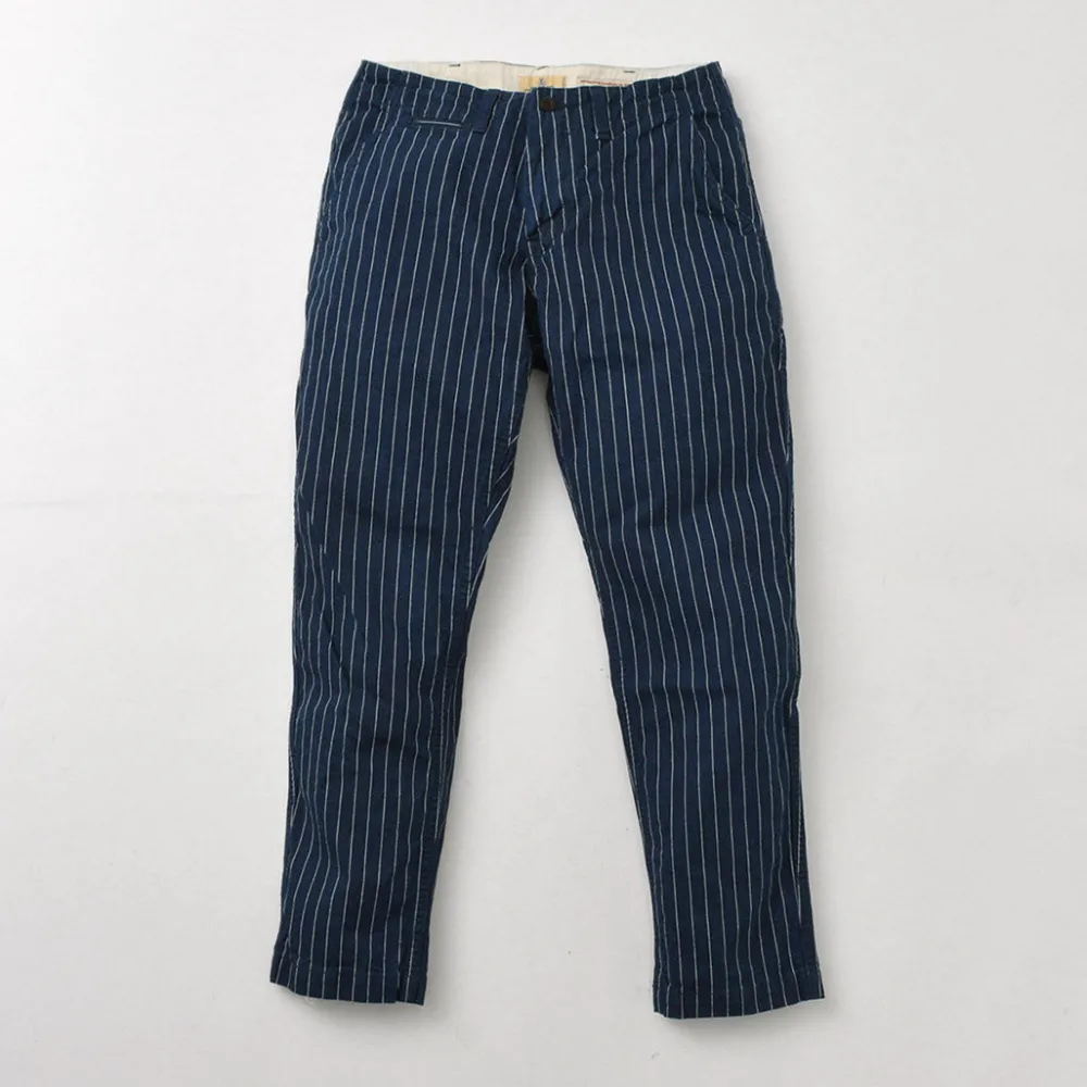 JAPAN BLUE JEANS Work Pants & Chinos^/ RJB1620Wide tapered chino stripe navy