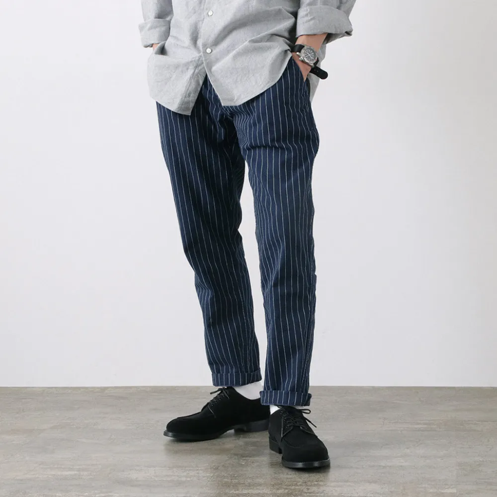 JAPAN BLUE JEANS Work Pants & Chinos^/ RJB1620Wide tapered chino stripe navy