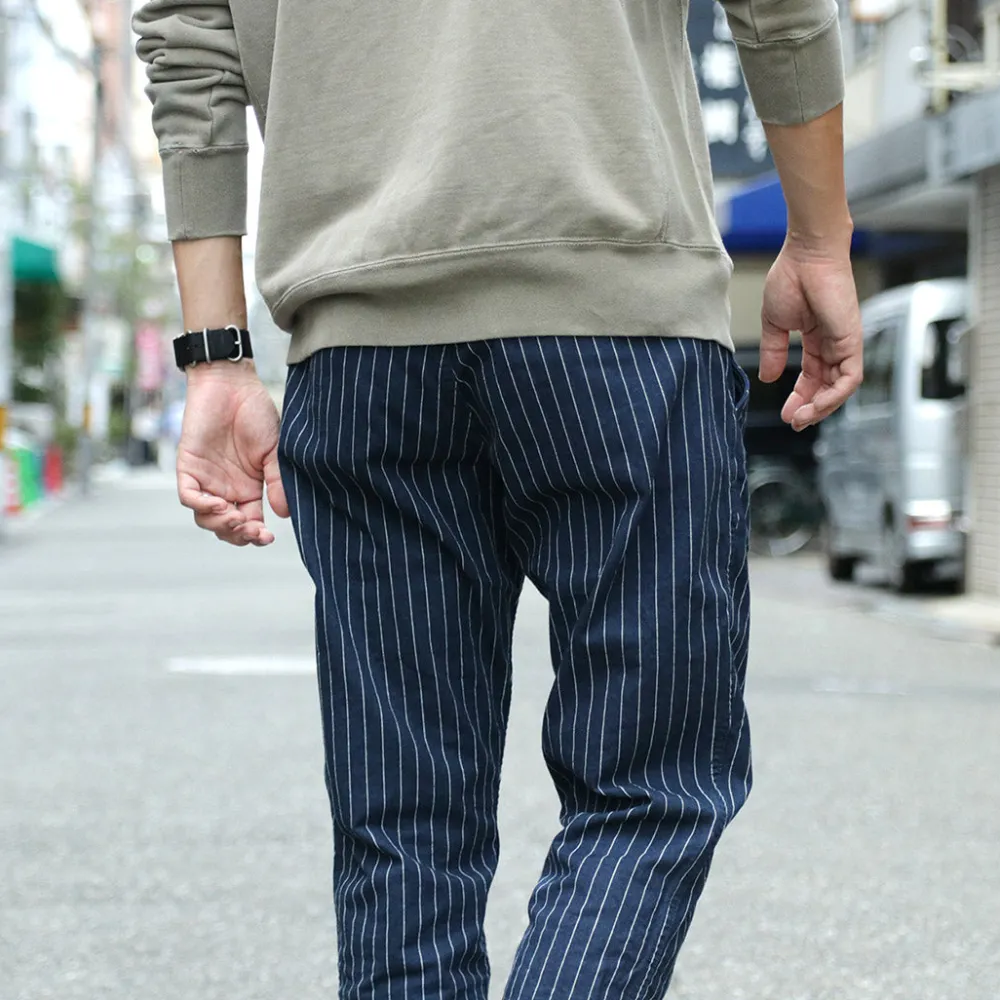 JAPAN BLUE JEANS Work Pants & Chinos^/ RJB1620Wide tapered chino stripe navy